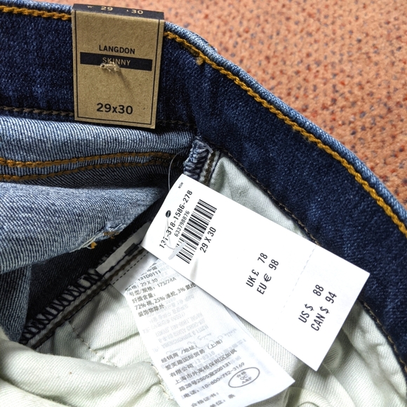 Abercrombie & Fitch Langdon Skinny Fit JeansMen' - Picture 3 of 3